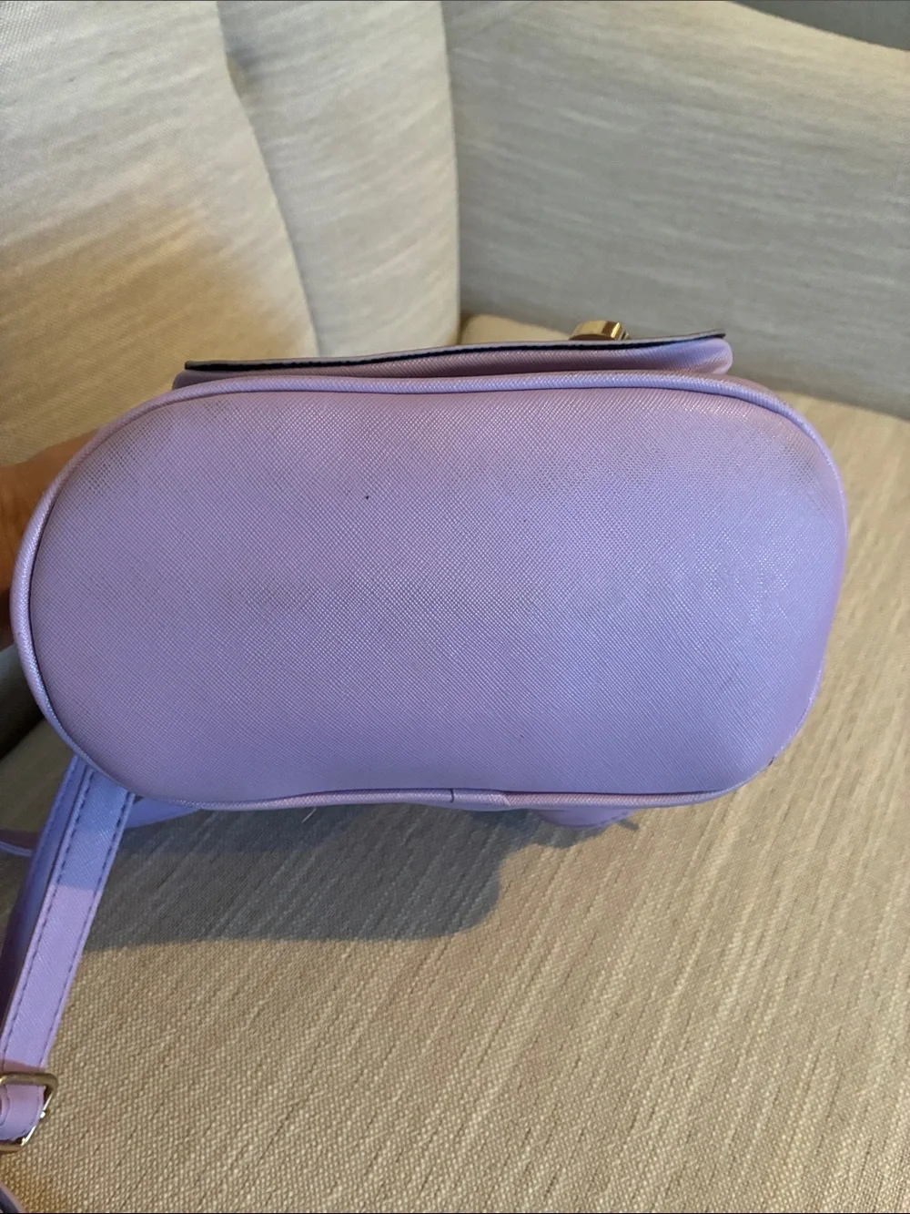 Kids Lavender Mini Backpack with Front Pocket - Unbranded